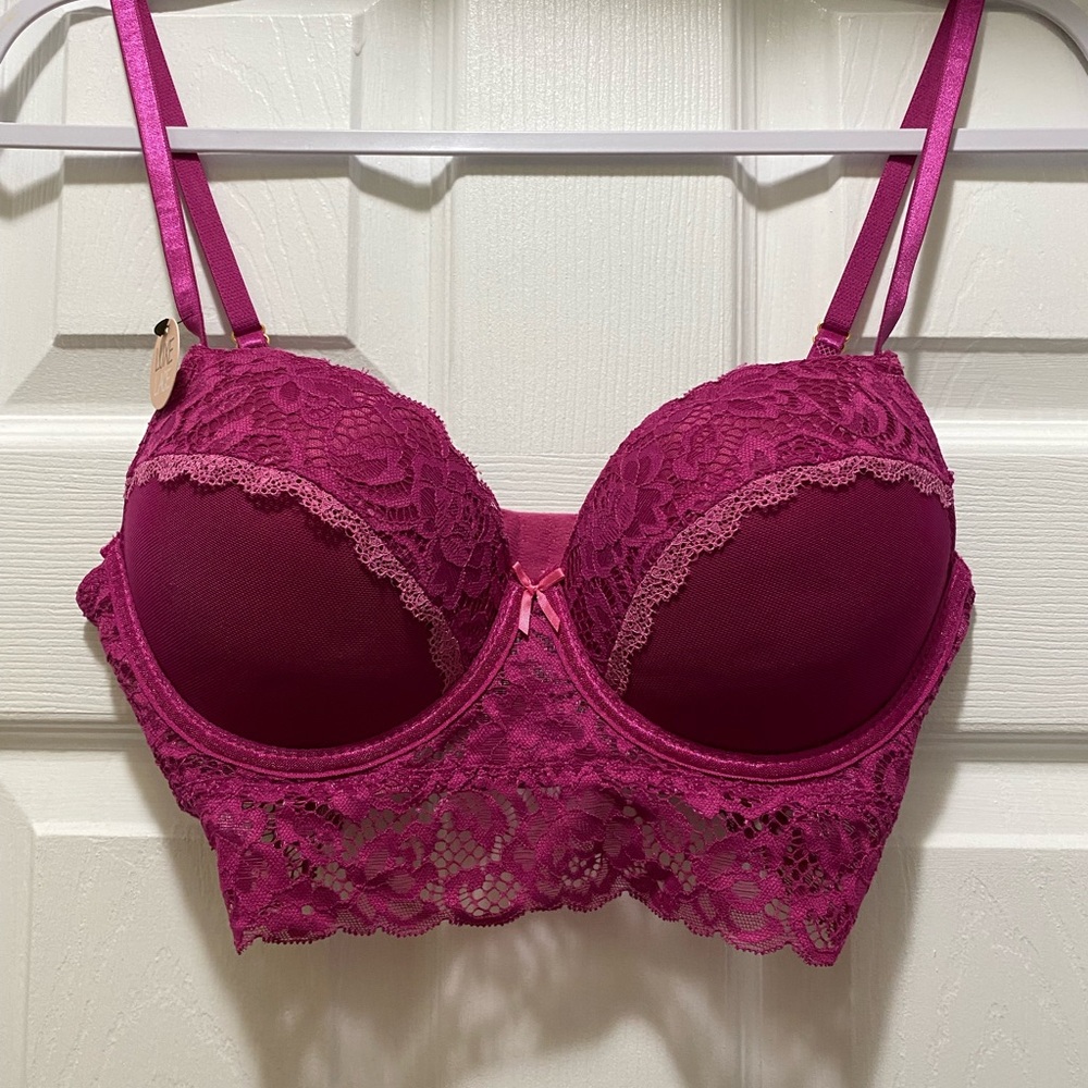 Fuchsia Push-Up Bra
